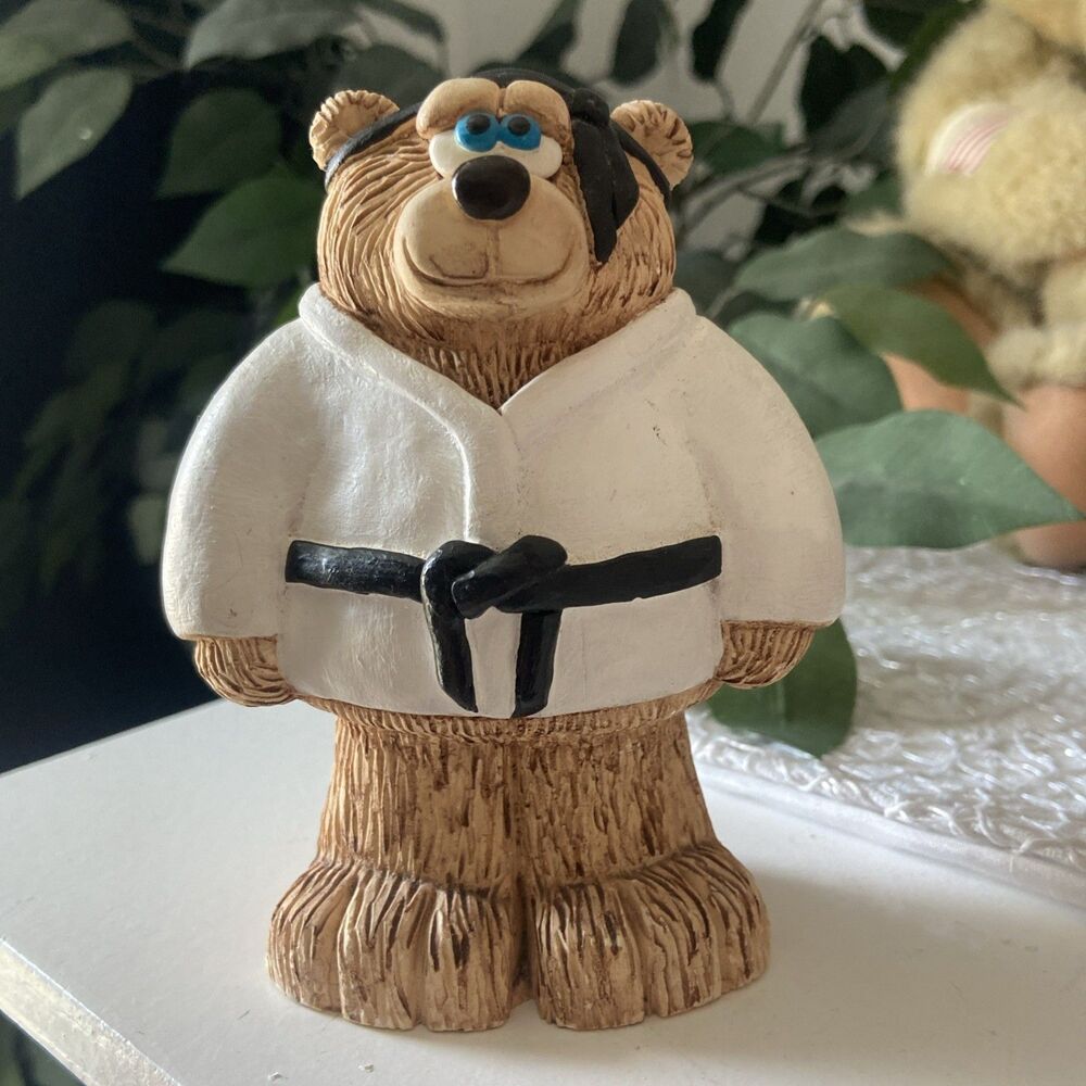 Vintage Handmade Sheila Phillipp Bears Inc Karate Bear Vintage 1993